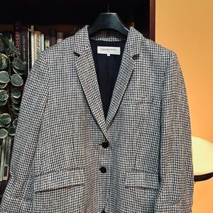 Gerard Darel Paris Woven Luxury Tweed Blazer Women's EU 44 / US 10 NWOT